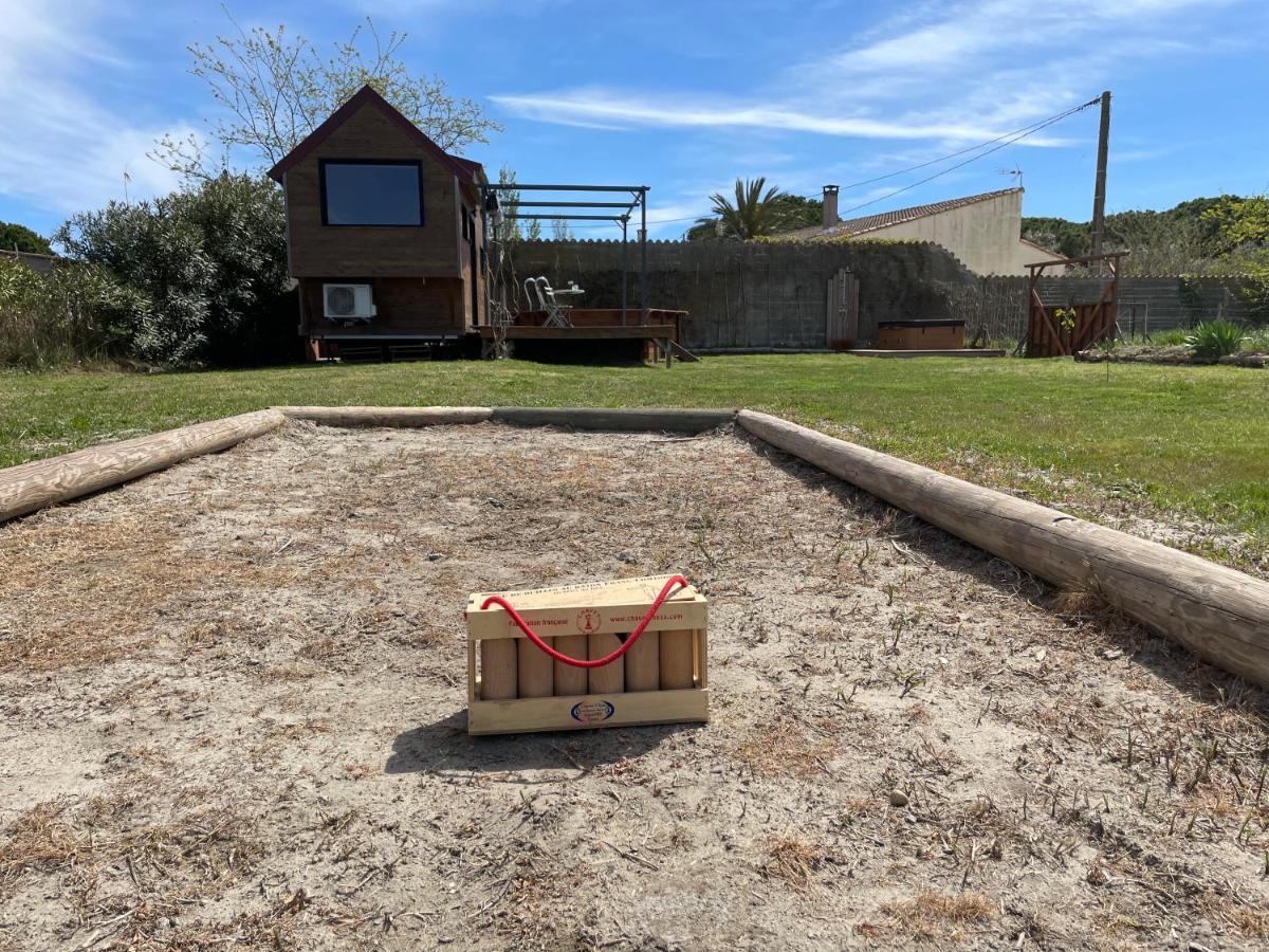 Myinsolite - Tiny-House, Jacuzzi, Brasero, Piscine Aigues-Mortes Eksteriør billede